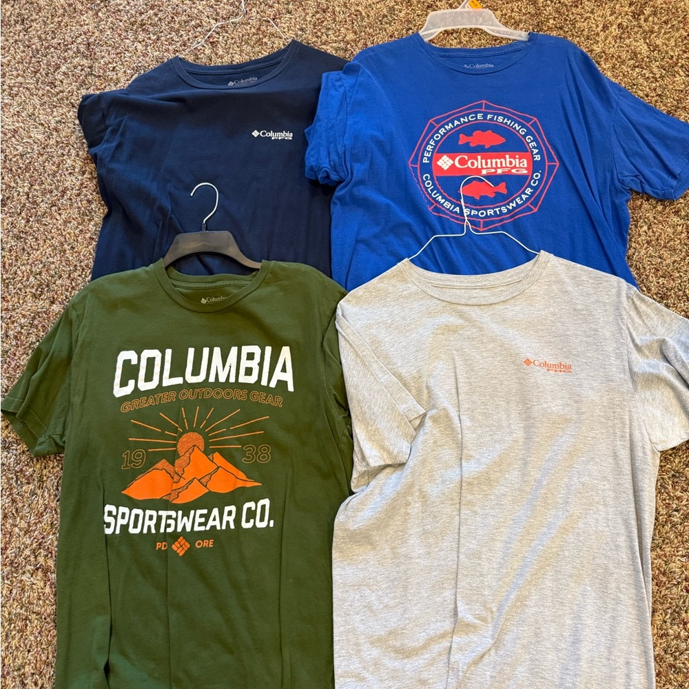 6 Columbia Graphic & Logo Tee Bundle